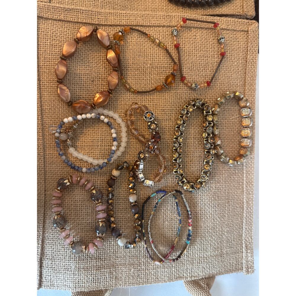Mixed Lot Boho-Style Jewelry Necklaces, Bracelets, Earrings Boho Jewelry Bundle - Picture 5 of 11